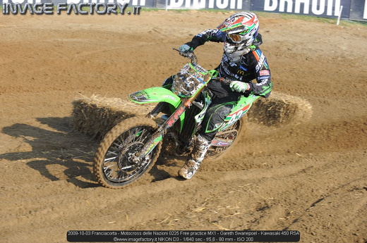 2009-10-03 Franciacorta - Motocross delle Nazioni 0225 Free practice MX1 - Gareth Swanepoel - Kawasaki 450 RSA